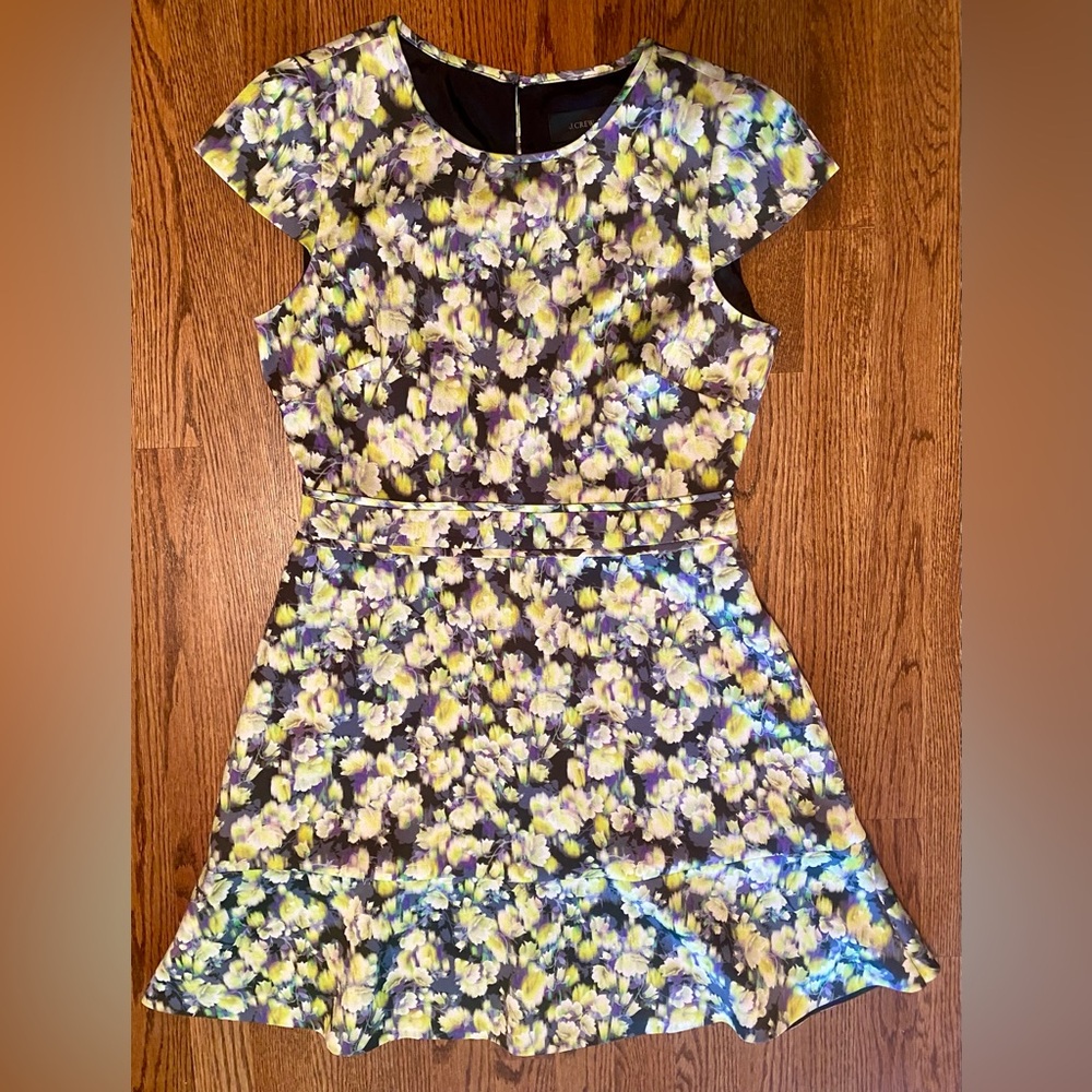 J. Crew Watercolor Floral Dress